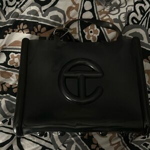 Melissa x Telfar Medium Jelly Shopper - Black